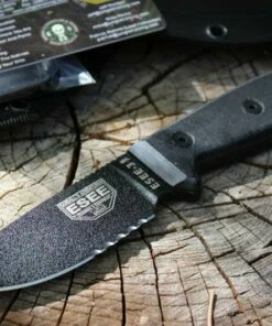 ESEE Model 3 Black G-10 Serrated