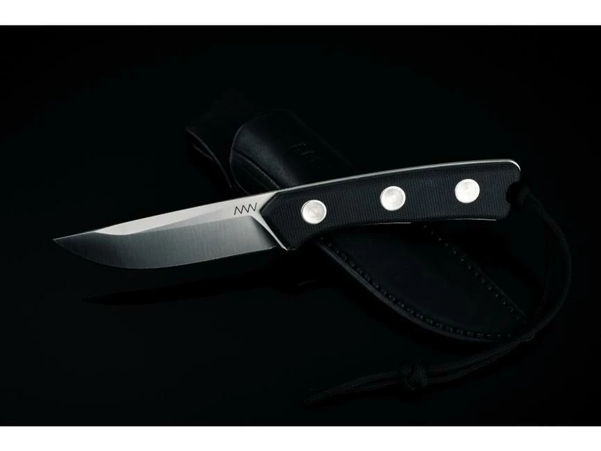 ANV P200-PLAIN EDGE, LEATHER SHEATH BLACK N690 5 ANV P200-PLAIN EDGE, LEATHER SHEATH BLACK N690 - Image 5