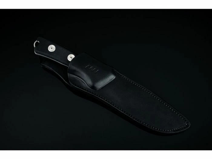 ANV P300-PLAIN EDGE, LEATHER SHEATH BLACK N690 3 ANV P300-PLAIN EDGE, LEATHER SHEATH BLACK N690 - Image 3