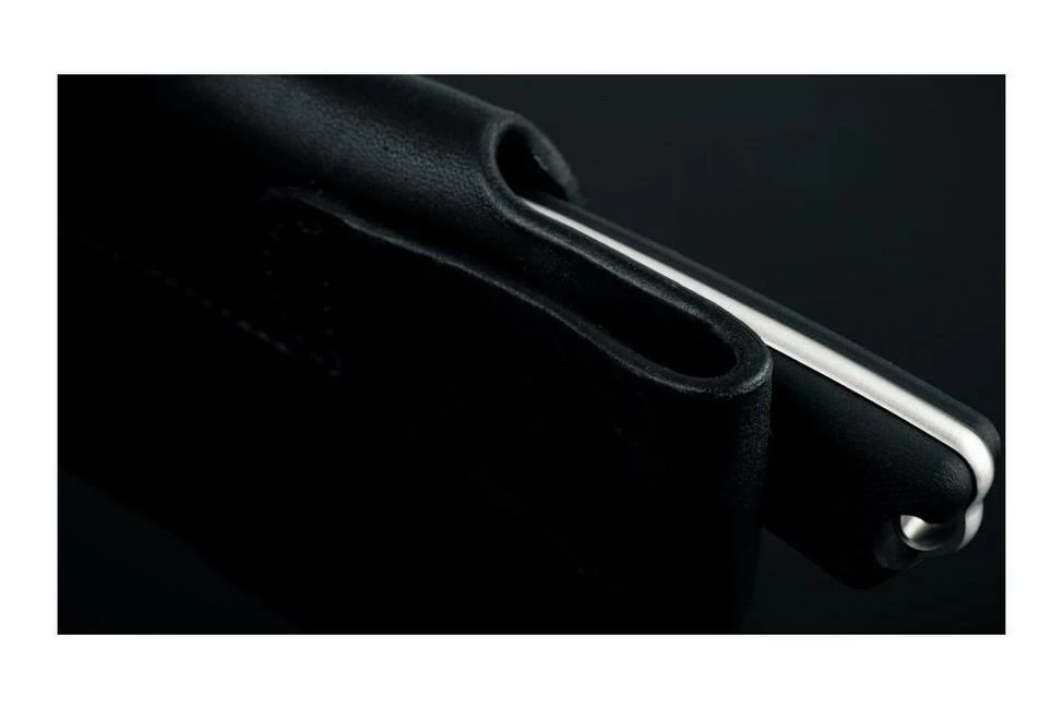 ANV P300-PLAIN EDGE, LEATHER SHEATH BLACK N690 4 ANV P300-PLAIN EDGE, LEATHER SHEATH BLACK N690 - Image 4