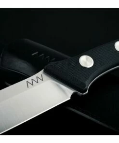 ANV P300-PLAIN EDGE, LEATHER SHEATH BLACK N690 10 ANV P300-PLAIN EDGE, LEATHER SHEATH BLACK N690 -Crkt Sales Store anv p300 plain edge leather sheath black 5