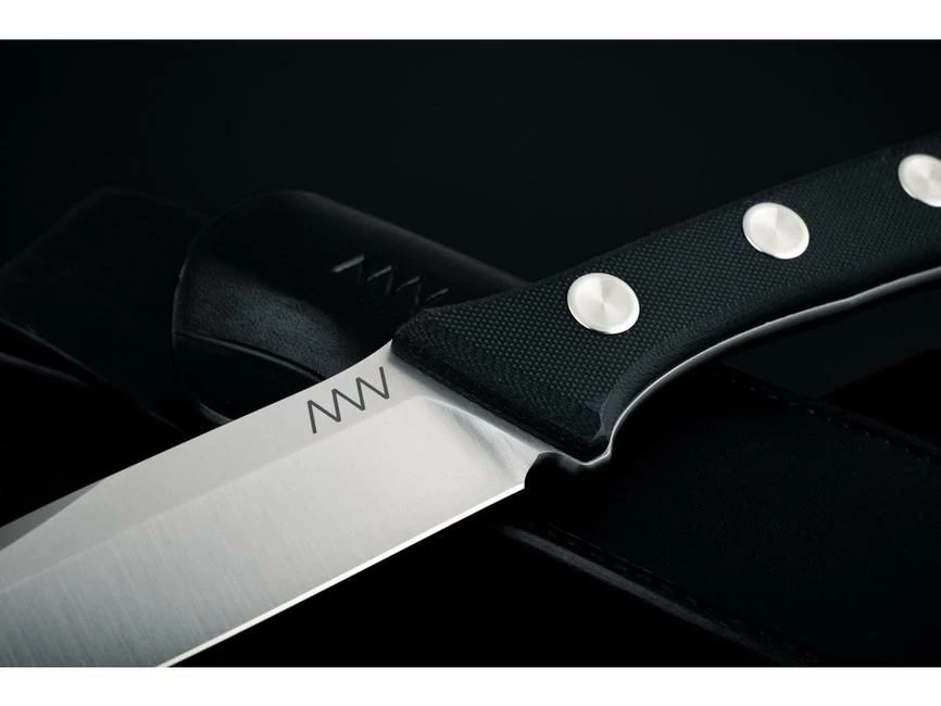 ANV P300-PLAIN EDGE, LEATHER SHEATH BLACK N690 5 ANV P300-PLAIN EDGE, LEATHER SHEATH BLACK N690 - Image 5