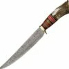 Damascus Crown Bowie