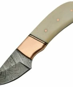 Damascus Fixed Blade Copper