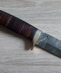 Damascus Leather Hunter -Crkt Sales Store damascus leather hunter .