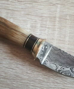 Damascus Skinner Stag -Crkt Sales Store damascus skinner stag