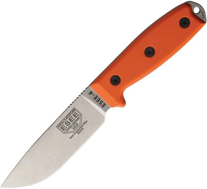 ESEE Model 4 S35VN Orange G10 1 ESEE Model 4 S35VN Orange G10