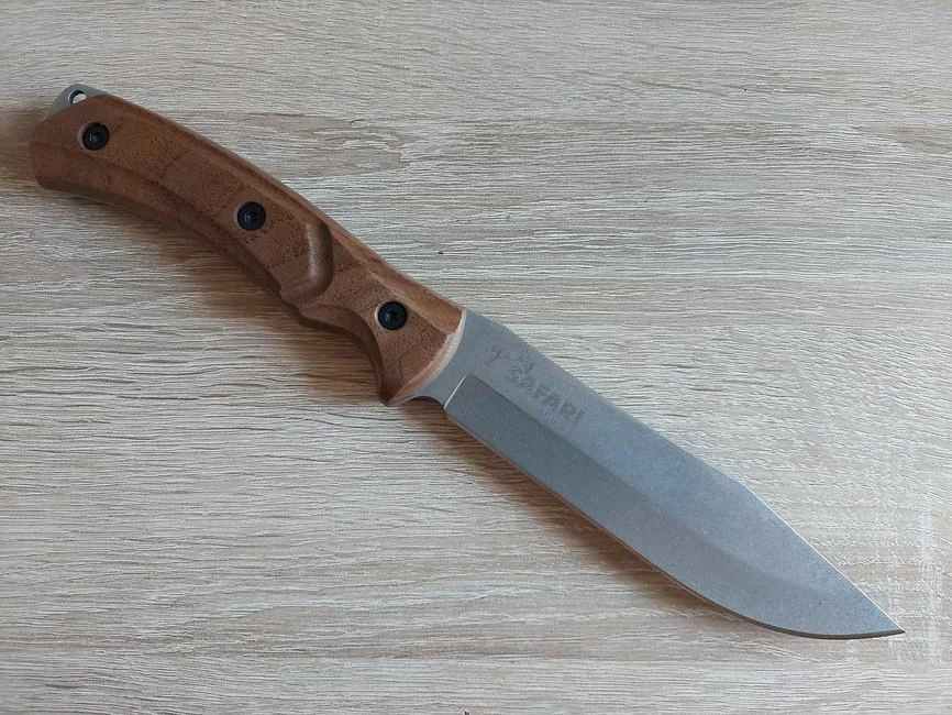 Kizlyar Supreme Safari AUS8 Satin Stonewash Walnut 1 Kizlyar Supreme Safari AUS8 Satin Stonewash Walnut