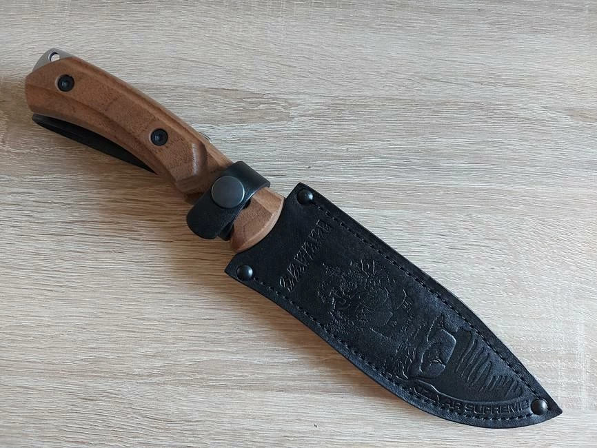 Kizlyar Supreme Safari AUS8 Satin Stonewash Walnut 4 Kizlyar Supreme Safari AUS8 Satin Stonewash Walnut - Image 4