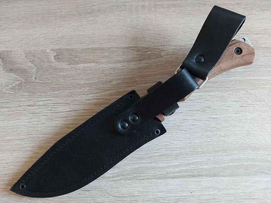 Kizlyar Supreme Safari AUS8 Satin Stonewash Walnut 5 Kizlyar Supreme Safari AUS8 Satin Stonewash Walnut - Image 5