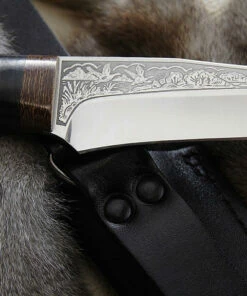 Knife AIR VOSTOK leather