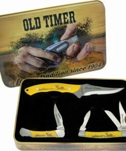 Schrade Old Timer Scrimshaw Gift Set