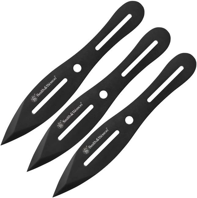 Smith & Wesson Smith & Wesson Throwing Knives Three Piece SWTK8BCP 1 Smith & Wesson Smith & Wesson Throwing Knives Three Piece SWTK8BCP